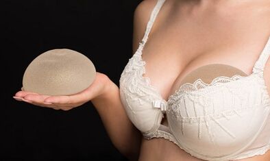Instructions on breast enlargement with implants