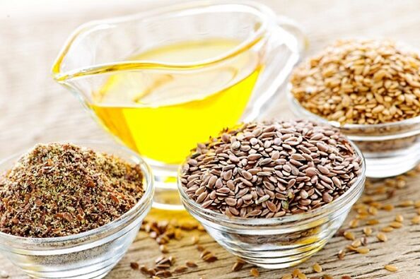 Linseed oil for breast enlargement