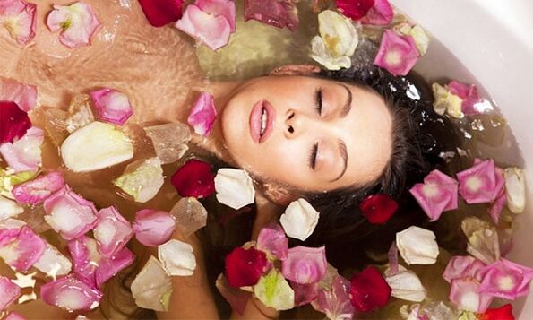 Taking oil baths for breast enlargement