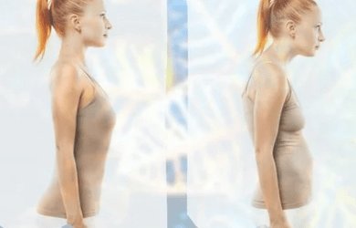 Correct posture as a way to increase breast size (1)