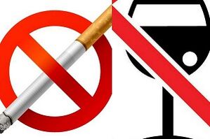 Stop smoking and drinking alcohol before breast augmentation