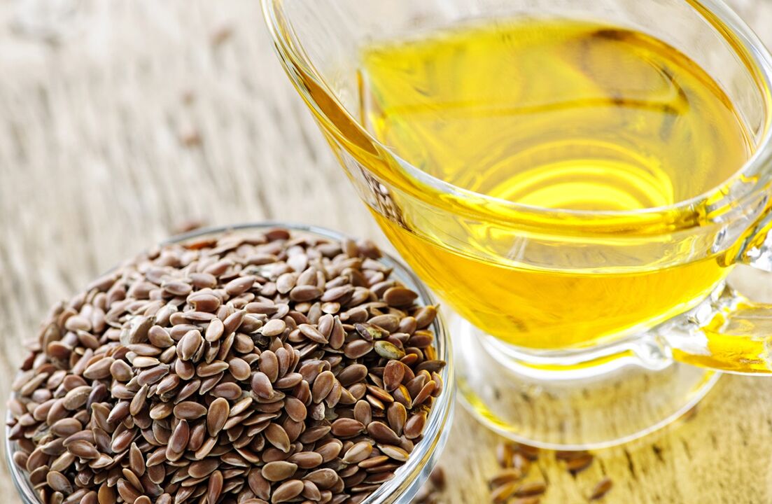 Linseed oil for breast enlargement